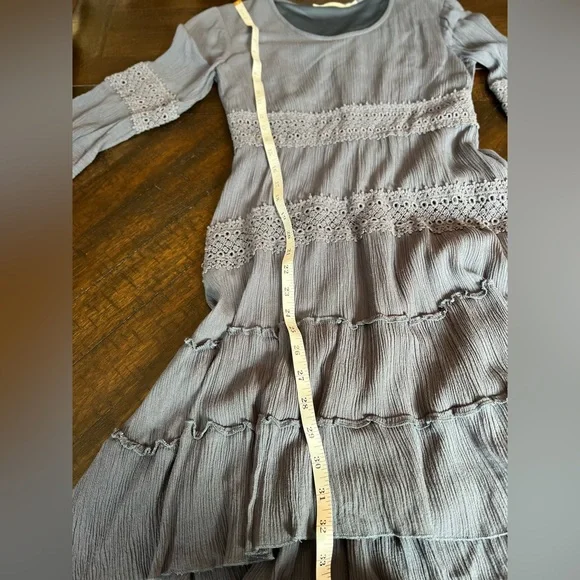 Solitaire Charcoal Long Sleeve Dress - Picture 9 of 12